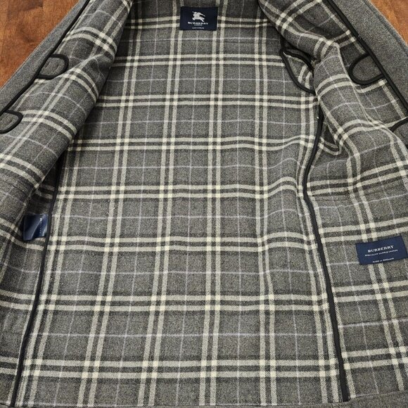Burberry London vintage duffle coat overcoat women's gray in size 12 reg - Picture 3 of 12